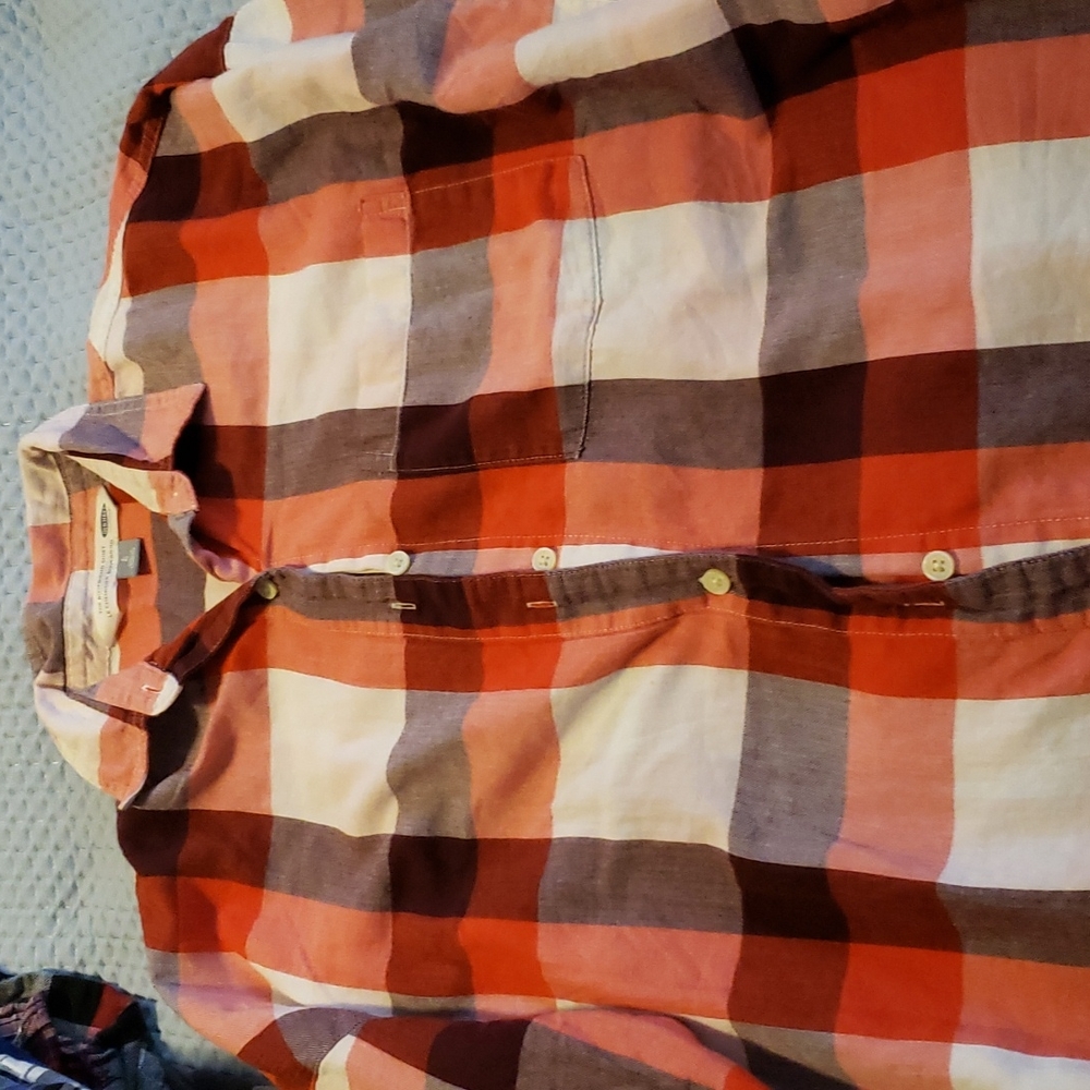 3 really nice old navy flannels